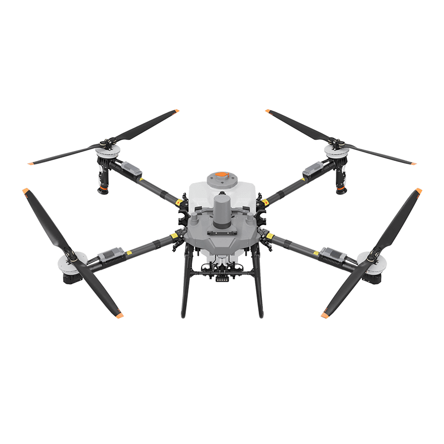 Dron agrícola DJI Agras T70P, vista frontal